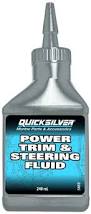 Гидравлическая жидкость Quicksilver Power Trim and Steering Fluid 0,236л (92-858074QB1)